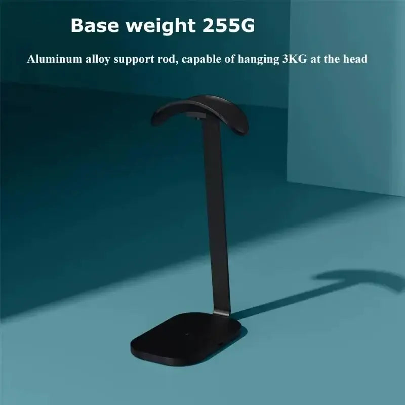 Headphone Charging Stand - Organize & Power Your Tech with aluminum alloy support for 3KG capacity.
