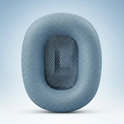 AirPods Max Mesh Ear Pads - Upgrade Your Comfort & Style in soft blue mesh design